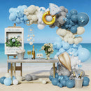 Last Toast On The Coast Bachelorette Decorations | Blue — 3