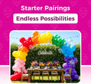 Bezente Assorted Latex Rainbow Balloons 100 Pack 12 inch | 01-assorted-g01 | 12inch (Normal) — 5