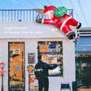 6FT Christmas Inflatables Outdoor Decorations Joy Hanging Santa Claus Gift Bag, Very Bright LED Lights Blow Up Giant Christmas Decor for Indoor Yard Outside Fall Vacation Holiday Party Lawn — 2