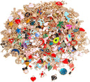 SANNIX 350Pcs Bracelet Charms Jewelry Making Charms Assorted Gold Plated Enamel Pendants for DIY Necklace Bracelet… — 1