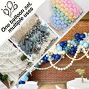 Pearl White Linking Balloons, 60PCS 10 Inch Pearl Color Quick Link Balloons for Making Balloon Wall Heart Arch, Tails Balloon for Wedding Birthday Baby Shower Engagement Graduation Party Decorations — 3