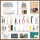 424 Pcs Leather Working Kit Leather Crafting Kits Leathers Tooling Kit — 2