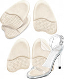 Ball of Foot Cushions & Metatarsal Pads for Women, Beige 2 Pairs 1