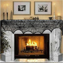AerWo Halloween Decoration Black Lace Spiderweb Fireplace Mantle Scarf Cover Festive Party Supplies 45 X 243cm 18 x 96 inch — 1