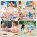 12 Sheets Canvas Paper Pad 8 x 10 in, 350 GSM, Glue Bound | 8”x10” — 7