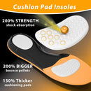Plantar Fasciitis Insoles for Women Men-260lbs+ Orthotic Arch Support Shoe Inserts for Running, Work Boots, Pain Relief All-Day Comfort for Flat Feet/High Arch (Orange, L | Men 10.5-12/WOMEN 11.5-13) — 8