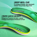 220lbs+ Metatarsal Insole Arch Support Plantar Fasciitis Relief - Yunshan Green — 3