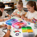 Simetufy 10000Pcs Pony Beads Bulk 30 Colors for Rave Kandi Bracelet Making — 2
