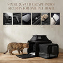Top-Side Expandable Pet Carrier, Treat Window,18x13x9.5 Airline Approved