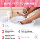 Benefeet Scrub-A-Dub Cooling Foot Scrub - Exfoliates + Refreshes Dry + Dull Skin, Get Smoother Skin from Heel to Toe, Made w/Vitamin E, Apple Cider Vinegar, Walnut Shell + Apricot Seed, 4 oz (1 Pack) — 3
