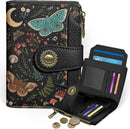 Icycay Cat Small Wallet Women RFID Blocking Bifold Cute Credit Card Holder - Butterfly — 1