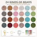 TEXGIZRLY 3mm Seed Beads for Jewelry Making Bracelet Making Kit Adults — 2