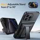 Oterkin for iPhone 16 Pro Max Wallet Case | Screen Protector | Stand, Black — 5