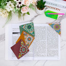 WIVICO 4Pcs Diamond Painting Bookmarks, Diamond Pearl Art Kits for Adults | Mandala — 2