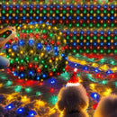 HYH Christmas Net Bush Lights 360 LED 12FTx5FT Multicolored Outdoor Mesh — 1