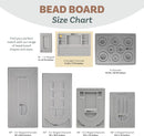 The Beadsmith Mini Bead Board, Grey Flocked — 6