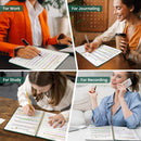 Taja Large Spiral Lined Notebook for Work, Journal for Women & Men | P-Dark Green | A-Lined (1Pack) — 6