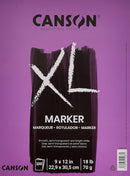 Canson XL Series Marker Paper, Foldover Pad, 9x12 inches, 100 Sheets (18lb/70g) - Artist Paper for Adults and Students — 1