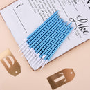 PHD CAKE Blue Long Thin Metallic Birthday Candles, Cake Candles, Birthday Parties, Wedding Decorations, Party Candles | 24-Count — 3