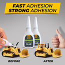 Plastic Glue for Models, Miniatures, Legos, PLA, 3D Printing Repair. Fast Setting Heavy Duty Strong Super Glue for… — 6