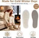 riemot Men’s Australian Sheepskin Winter Insoles 25mm Thick EU46/US13 - Beige — 7