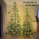 Christmas Decorations - 7.5 Ft Pre-Lit Twinkle Christmas Cypress Tree — 5