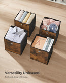 SONGMICS Storage Cubes, Set of 6, 11-Inch Foldable Closet Organizers — 8