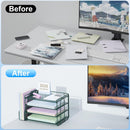 Spacrea 4-Tier Paper Organizer for Desk with File Organizer — 2