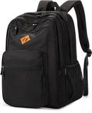 ZORFIN 26L Black Backpack for College, and Travel: Water Resistant Bookbag | 16.5 Inch — 1