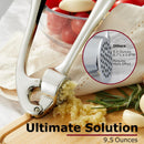 Kitessensu High Effective Garlic Press With Studs, Heavy Duty Garlic Mincer, Easy to Squeeze and Clean, Rust Proof,… — 8