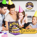 Pop Up Birthday Cards for Women -LED Light & Music Birthday Card | Purple — 4