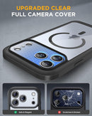 Miracase for iPhone 17 Pro Max Case 6.9" Full-Body Phone Case with Built-in Glass Screen Protector& Full Camera Protector, Camera Control [Magnetic with MagSafe] Drop Proof 17 ProMax Cover, Black — 3