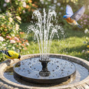 Solar Bird Bath Fountain Pump, 6.3 Inch Upgraded Floating Solar Powered Water…