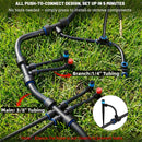 100FT Drip Irrigation Kit with 30 Emitters, 3 Spray Types, Push-Fit System — 4