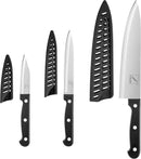 COKUMA Kitchen Knife, 3-Pcs Knife Set With Sheath, 8 Inch Chef Knife, 4.5 Inch Utility Knife, 4 Inch Paring Chef… — 2