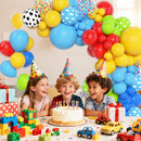 Amandir 153Pcs Blue Red Yellow Balloon Arch Garland Kit Different Sizes — 6