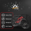 Zettum Bike Cover for 2 Bikes - 600D Bike Covers Outdoor Storage Waterproof & Heavy Duty, Bicycle Cover for 2 eBike, Mountain Bike, Road Bike, Hybrid Bike, Beach Cruiser Bike, Scooter and More — 3