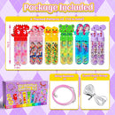 leitait 12 Pack Bracelet Wands,Charm Bracelet Jewelry Making Kit,Arts Crafts for Kids,Unicorn Party Favors… — 5