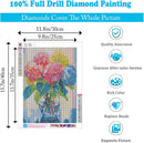 Hydrangea Diamond Painting Kits for Adults,Flowers Diamond Art 12x16inch | 12x16inch(Round diamond painting) — 4
