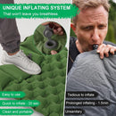 WANNTS Sleeping Pad, Ultralight Inflatable Sleeping Pad for Camping, Built-in Pump, Ultimate for Camping, Hiking - Airpad, Carry Bag, Repair Kit - Compact & Lightweight Camping Pad(Green) — 6