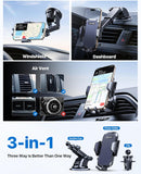 andobil Car Phone Holder, True Military-Grade 95+LBS Strongest Suction Cell Phone Mount for Car Dashboard Windshield Vent Easy Clamp Truck Cradle Stand for iPhone 18 Pro Max 17 16 15 14 13 Android | Blue photo 6