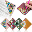 WIVICO 4Pcs Diamond Painting Bookmarks, Diamond Pearl Art Kits for Adults | Mandala — 1