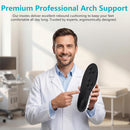 4D Cloud Memory Foam Insoles Men Women, Black, US M: 6.5-7.5/W: 8-9 — 7