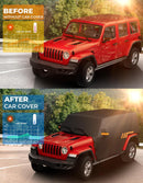 JOYTUTUS Cab Cover Compatible with Wrangler JK JL 4 Doors 2007-2026 — 3