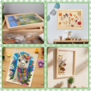 FSWCCK 5 Pack 11 x 14 inch Wood Panel Boards, Unfinished Wood Canvas Panels for Crafts, Painting Canvas, DIY Art Projects, Pouring, Arts Use with Oils, Acrylics | 11"X 14" 5 Pack — 7