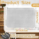 2 Pack Microfiber Dish Drying Mat,24x17" Large Size Highly Absorbent Dish…