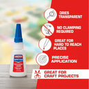 Loctite Super Glue Professional Liquid, Clear, 0.7 fl oz Bottle, 2 Pack - Superglue for Plastic, Wood, Metal, Crafts… — 4