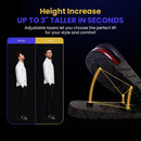 Height Increasing Insoles | Add 1 to 2 Inches | Adjustable Layered Elevator Shoe Inserts for Men & Women | Discreet | Comfort Cushion | Fits All Shoe Types — 3