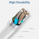 5-Pack USB to Lightning Cable, MFi Certified iPhone Charger, 3FT White 5