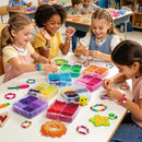 Simetufy 10000PCS Pony Beads Bulk 48 Colors Rave Kandi Bracelet Making Kit — 7